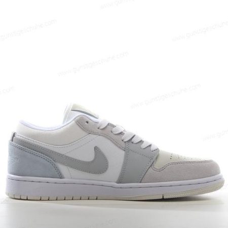 Günstiger Nike Air Jordan 1 Low ‘Weiß Blau Grau’ Schuhe CV3043-100