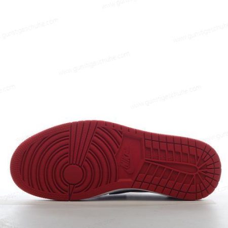 Günstiger Nike Air Jordan 1 Low ‘Weiß Schwarz Rot’ Schuhe DC0774-160