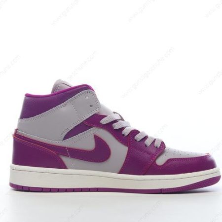 Günstiger Nike Air Jordan 1 Mid ‘Grau Lila’ Schuhe BQ6472-501
