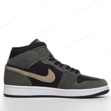 Günstiger Nike Air Jordan 1 Mid ‘Olive Schwarz’ Schuhe BQ6472-030