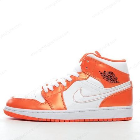 Günstiger Nike Air Jordan 1 Mid ‘Orange Weiß’ Schuhe DM3531-800