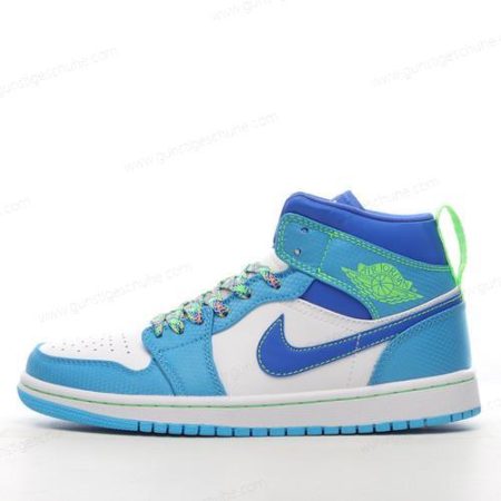 Günstiger Nike Air Jordan 1 Mid SE ‘Grün Blau Weiß’ Schuhe DA8010-400