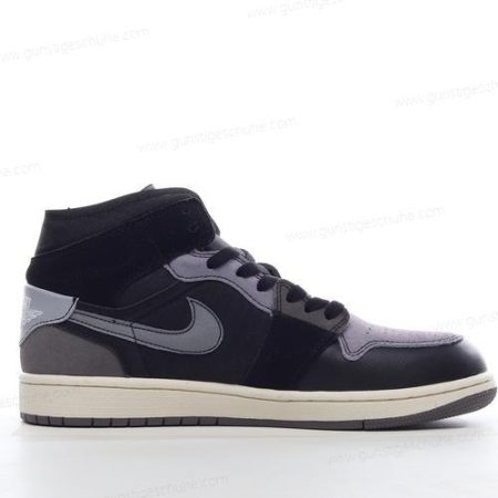 Günstiger Nike Air Jordan 1 Mid SE ‘Schwarz Grau’ Schuhe DV0436-001