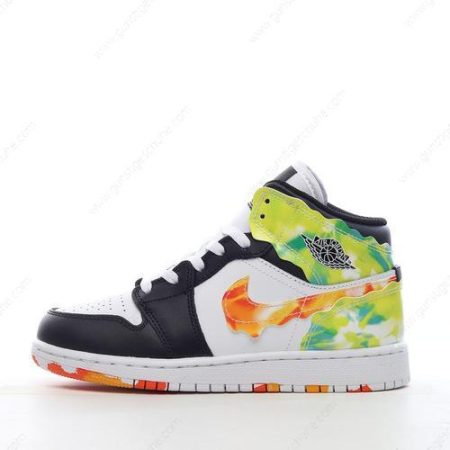 Günstiger Nike Air Jordan 1 Mid SE ‘Schwarz Orange Weiß’ Schuhe DJ6563-038