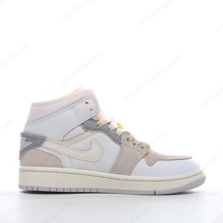 Günstiger Nike Air Jordan 1 Mid SE ‘Weiß Grau’ Schuhe DQ3724-100