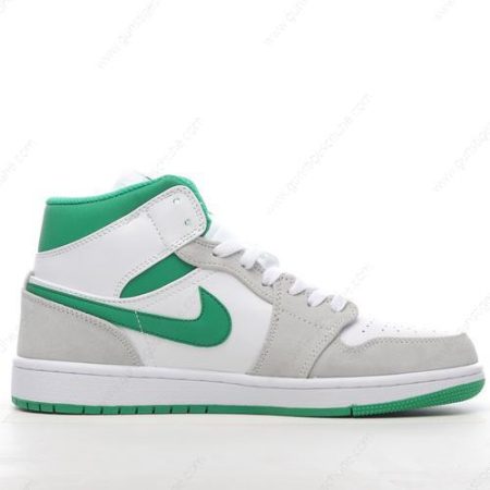Günstiger Nike Air Jordan 1 Mid SE ‘Weiß Grün Grau’ Schuhe DC7248-103