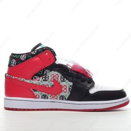 Günstiger Nike Air Jordan 1 Mid SE ‘Weiß Rot Schwarz Grün’ Schuhe DM1208-150