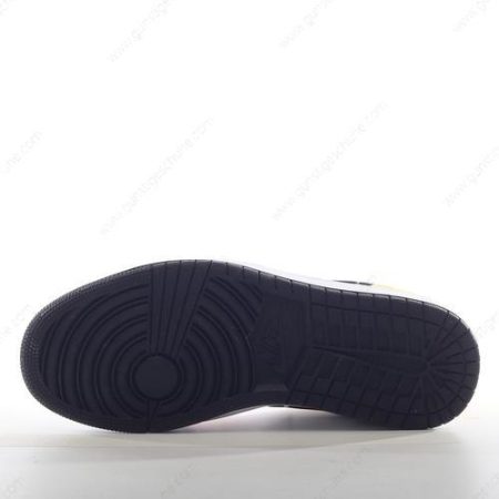 Günstiger Nike Air Jordan 1 Mid SE ‘Weiß Schwarz Gelb’ Schuhe DX4365-800
