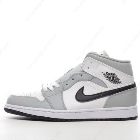 Günstiger Nike Air Jordan 1 Mid ‘Weiß Grau’ Schuhe BQ6472-015