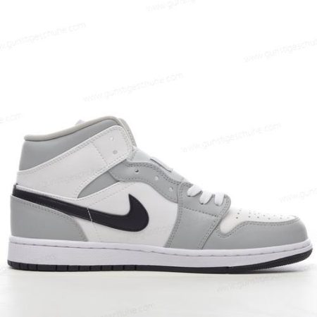 Günstiger Nike Air Jordan 1 Mid ‘Weiß Grau’ Schuhe BQ6472-015