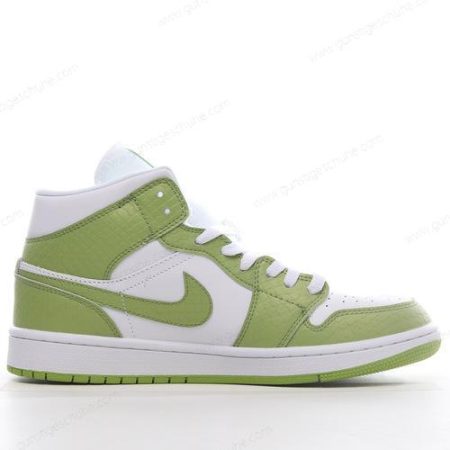 Günstiger Nike Air Jordan 1 Mid ‘Weiß Grün’ Schuhe DV2959-113