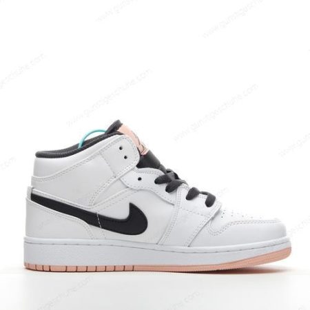 Günstiger Nike Air Jordan 1 Mid ‘Weiß Orange’ Schuhe 554725-180