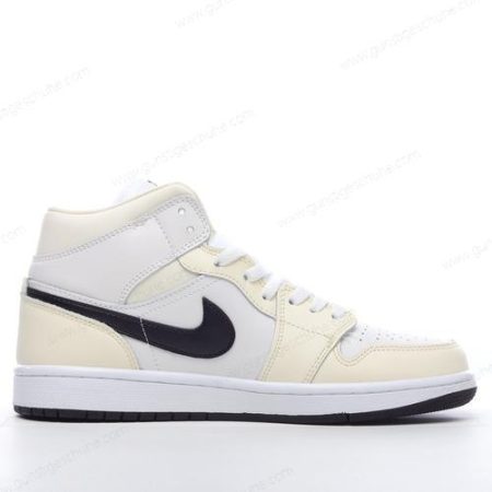 Günstiger Nike Air Jordan 1 Mid ‘Weiß Schwarz’ Schuhe BQ6472-121