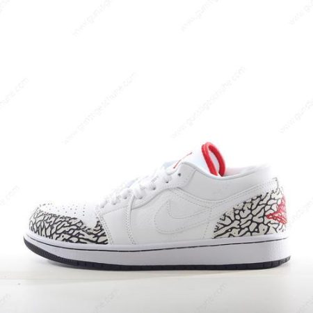 Günstiger Nike Air Jordan 1 Phat Low ‘Weiß Rot Grau’ Schuhe 350571-161