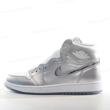 Günstiger Nike Air Jordan 1 Retro High 2020 ‘Grau Weiß’ Schuhe DC1788-029