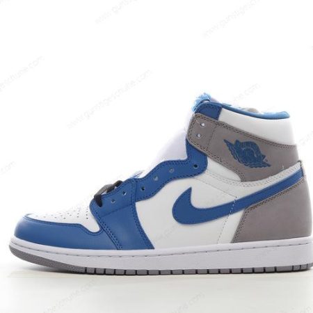 Günstiger Nike Air Jordan 1 Retro High OG ‘Grau Weiß Blau’ Schuhe FD1437-410
