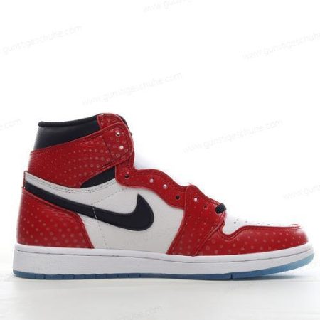 Günstiger Nike Air Jordan 1 Retro High ‘Rot Schwarz Weiß’ Schuhe 555088-602
