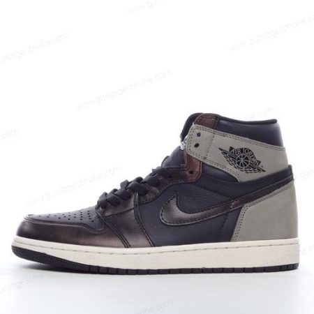 Günstiger Nike Air Jordan 1 Retro High ‘Schwarz Grau’ Schuhe 555088-033