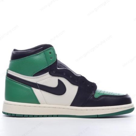 Günstiger Nike Air Jordan 1 Retro High ‘Schwarz Grün’ Schuhe 555088-302