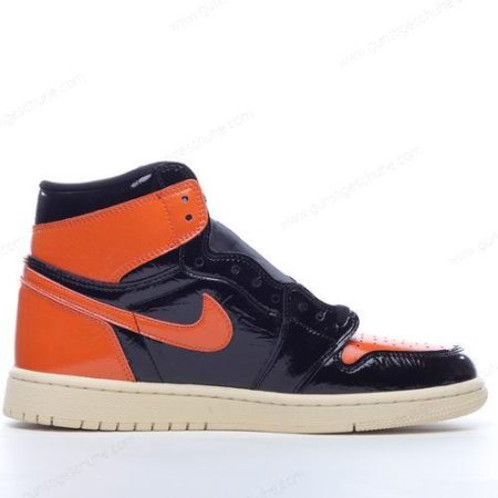 Günstiger Nike Air Jordan 1 Retro High ‘Schwarz Orange’ Schuhe 555088-028