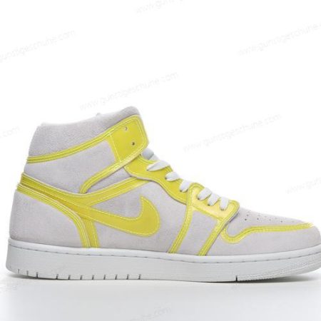Günstiger Nike Air Jordan 1 Retro High ‘Weiß Gelb Schwarz’ Schuhe 555088-170