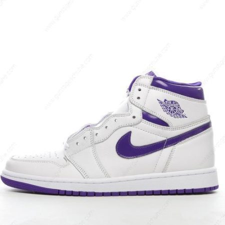 Günstiger Nike Air Jordan 1 Retro High ‘Weiß Violett’ Schuhe CD0461-151