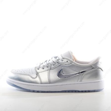 Günstiger Nike Air Jordan 1 Retro Low Golf ‘Silber Weiß’ Schuhe FD6848-001