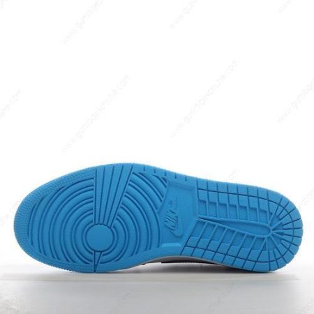 Günstiger Nike Air Jordan 1 Retro Low OG ‘Weiß Dunkles Pulverblau Schwarz’ Schuhe CZ0790-104