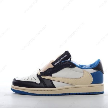 Günstiger Nike Air Jordan 1 Retro Low OG ‘Weiß Schwarz Blau’ Schuhe DM7866-140