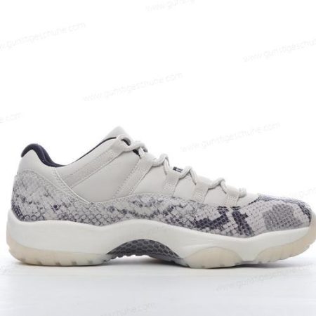Günstiger Nike Air Jordan 11 Retro Low ‘Grau Weiß Schwarz’ Schuhe CD6846-002