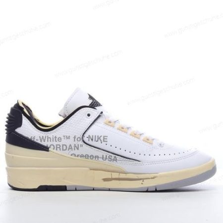 Günstiger Nike Air Jordan 2 Low SP x Off-White ‘Weiß Schwarz’ Schuhe DJ4375-101