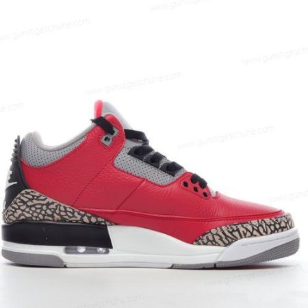 Günstiger Nike Air Jordan 3 Retro ‘Rot Grau’ Schuhe CU2277-600