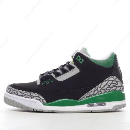 Günstiger Nike Air Jordan 3 Retro ‘Schwarz Grün’ Schuhe 398614-030