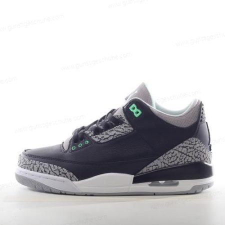 Günstiger Nike Air Jordan 3 Retro ‘Schwarz Grün Weiß’ Schuhe CT8532-031