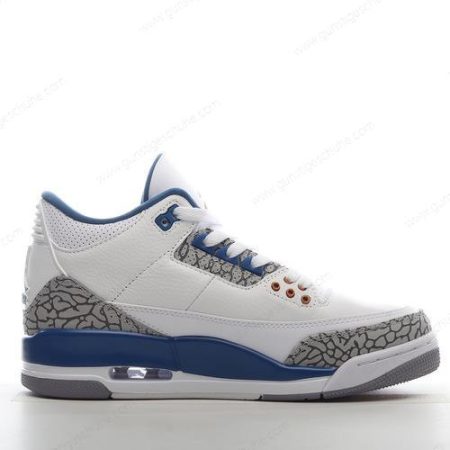 Günstiger Nike Air Jordan 3 Retro ‘Weiß Blau Grau’ Schuhe DM0967-148