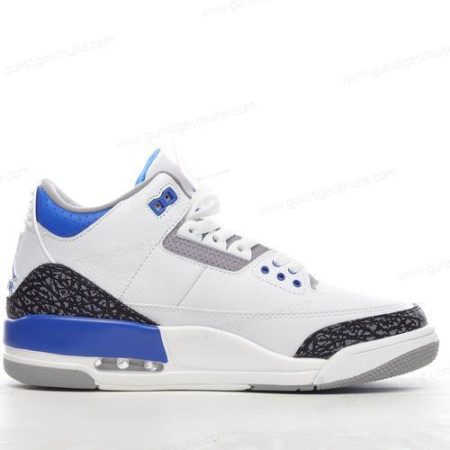 Günstiger Nike Air Jordan 3 Retro ‘Weiß Grau Blau’ Schuhe CT8532-145