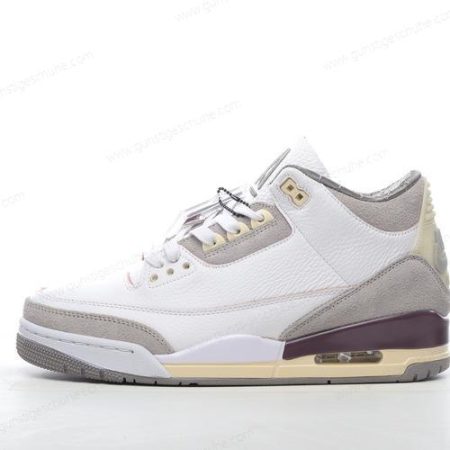 Günstiger Nike Air Jordan 3 Retro ‘Weiß Grau Braun’ Schuhe