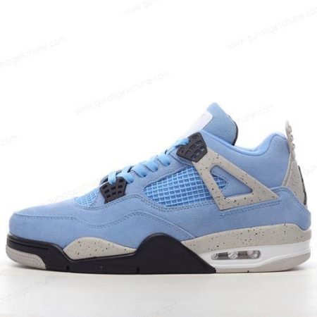 Günstiger Nike Air Jordan 4 Retro ‘Blau Grau Weiß Schwarz’ Schuhe CT8527-400