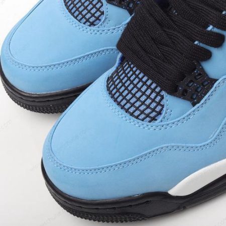 Günstiger Nike Air Jordan 4 Retro ‘Blau Schwarz Rot’ Schuhe 308497-406