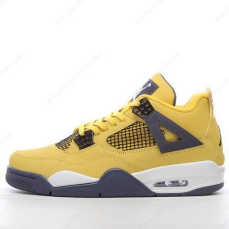 Günstiger Nike Air Jordan 4 Retro ‘Gelb Grau’ Schuhe CT8527-700