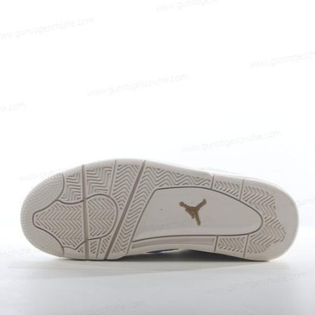 Günstiger Nike Air Jordan 4 Retro ‘Gold Weiß’ Schuhe AQ9129-170
