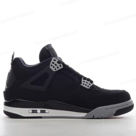 Günstiger Nike Air Jordan 4 Retro ‘Schwarz’ Schuhe DH7138-006