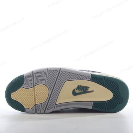 Günstiger Nike Air Jordan 4 Retro ‘Weiß Grau Grün’ Schuhe DC7770-106