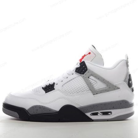 Günstiger Nike Air Jordan 4 Retro ‘Weiß Grau’ Schuhe 840606-192