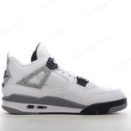 Günstiger Nike Air Jordan 4 Retro ‘Weiß Grau’ Schuhe 840606-192