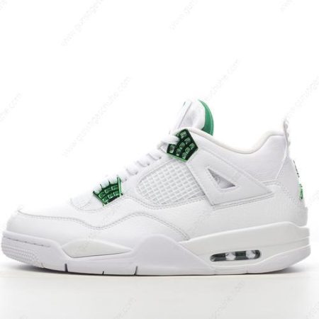 Günstiger Nike Air Jordan 4 Retro ‘Weiß Grün’ Schuhe 308497-101