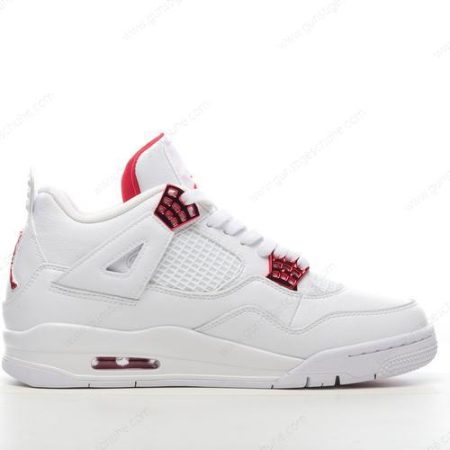 Günstiger Nike Air Jordan 4 Retro ‘Weiß Rot’ Schuhe CT8527-112
