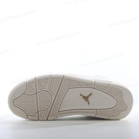 Günstiger Nike Air Jordan 4 Retro ‘Weißgold’ Schuhe AQ9129170