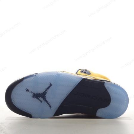 Günstiger Nike Air Jordan 5 ‘Gelb Schwarz’ Schuhe CQ9541-704