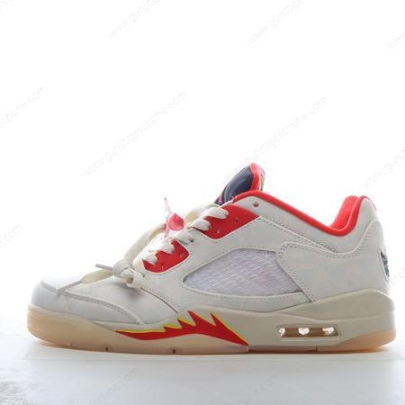 Günstiger Nike Air Jordan 5 Retro Low ‘Rot Gelb Weiß’ Schuhe DD2240-100
